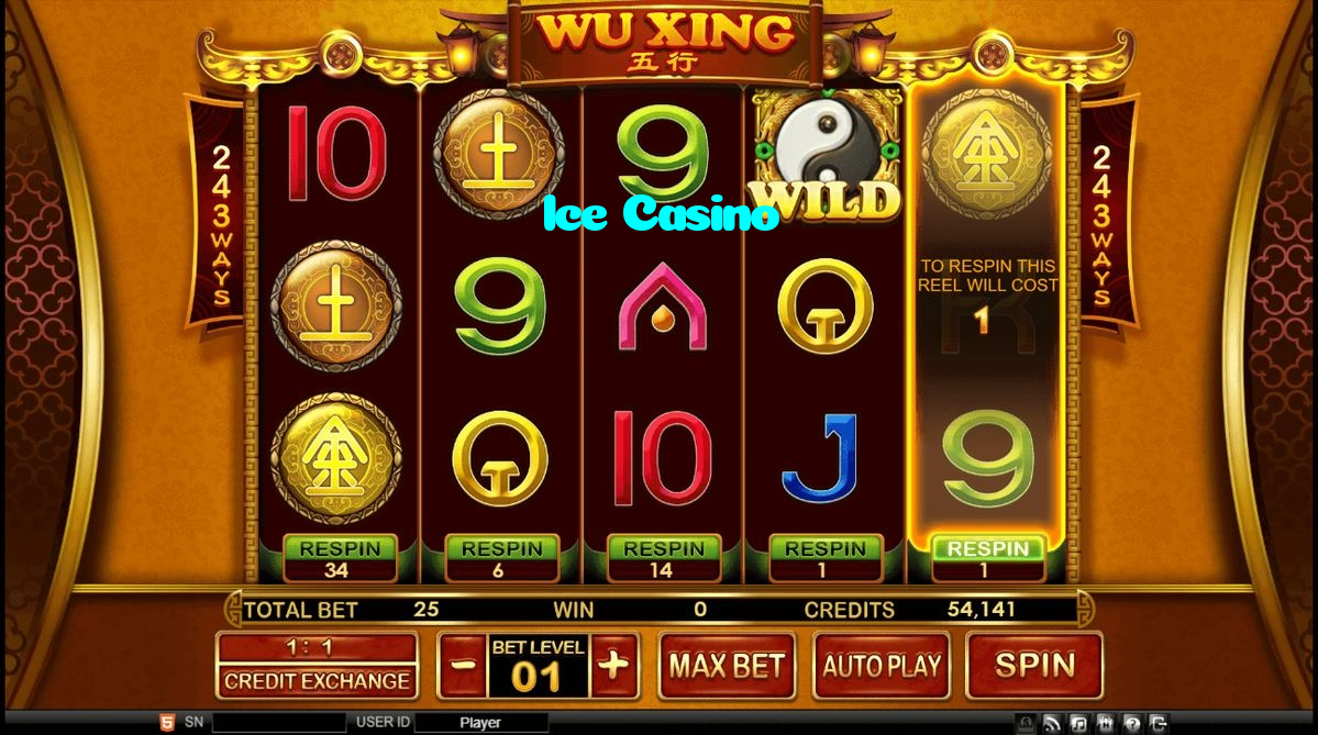 available types of Ice Casino bet including pre-match live express and system bets